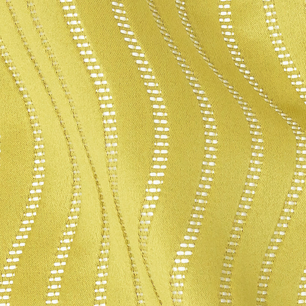 Satin-Faced Jacquard - Zest Wavy Lines - British Imported - Joann Fabrics