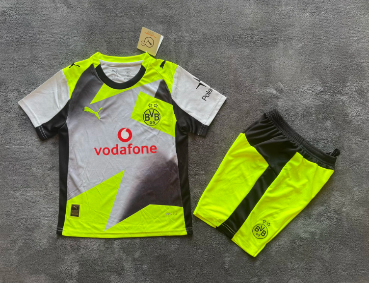 2025/2026 Dortmund Away Football Jersey 1:1 Thai Quality Kids Size