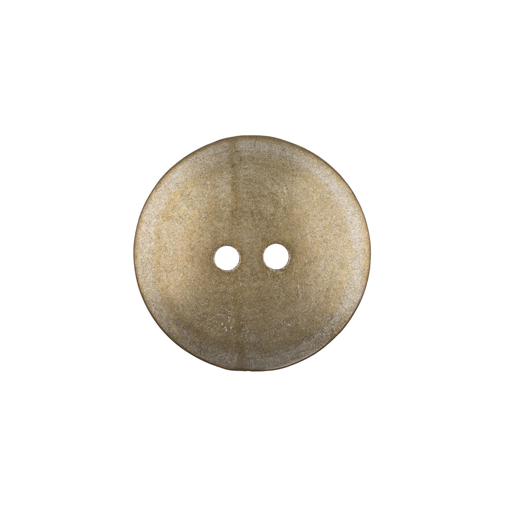 Italian Silver Brass Geometric 2-Hole Metal Saucer Button - 32L/20mm - Joann Fabrics