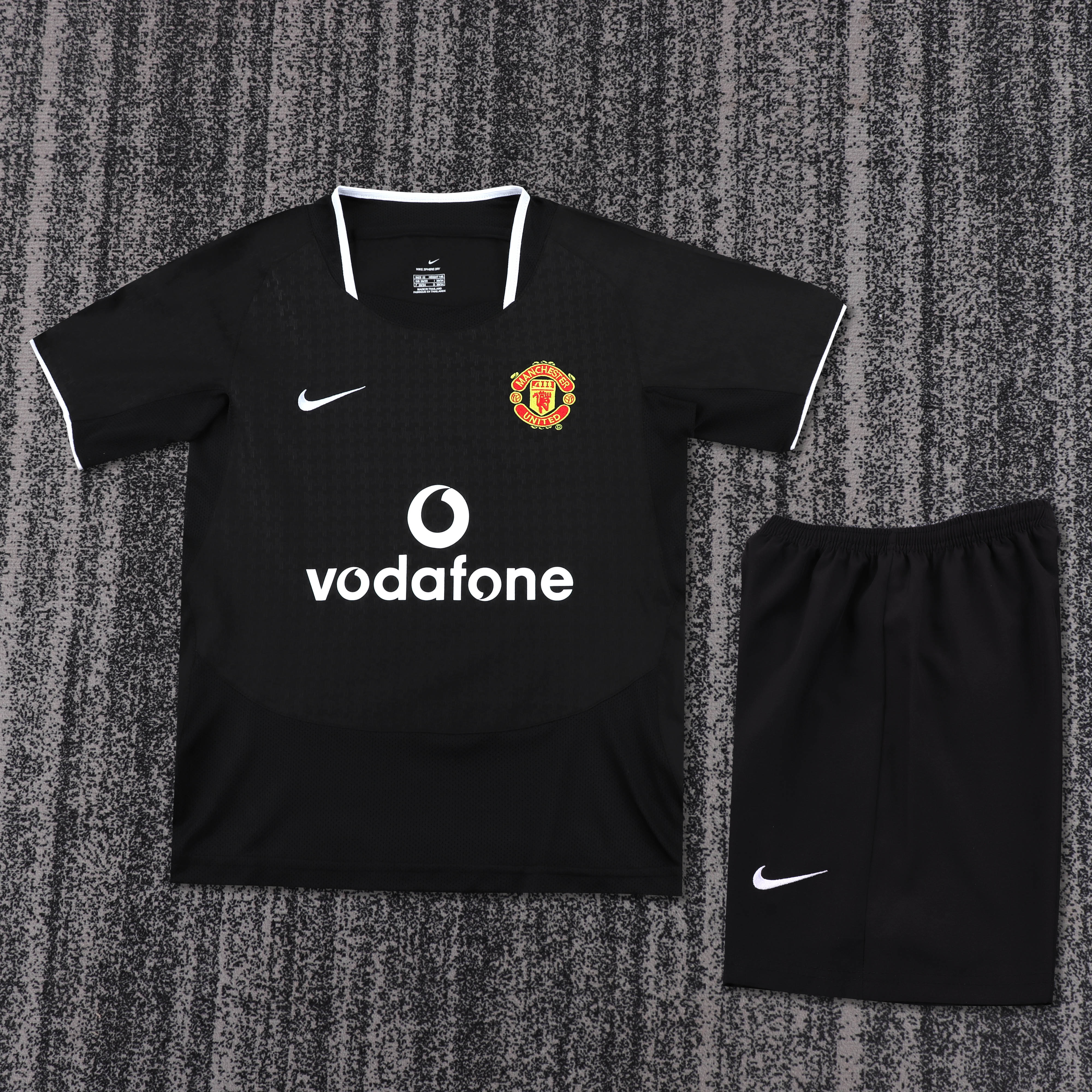 2003/2004 Retro Manchester United Away Football Shirt 1:1 Thai Quality Kids Size