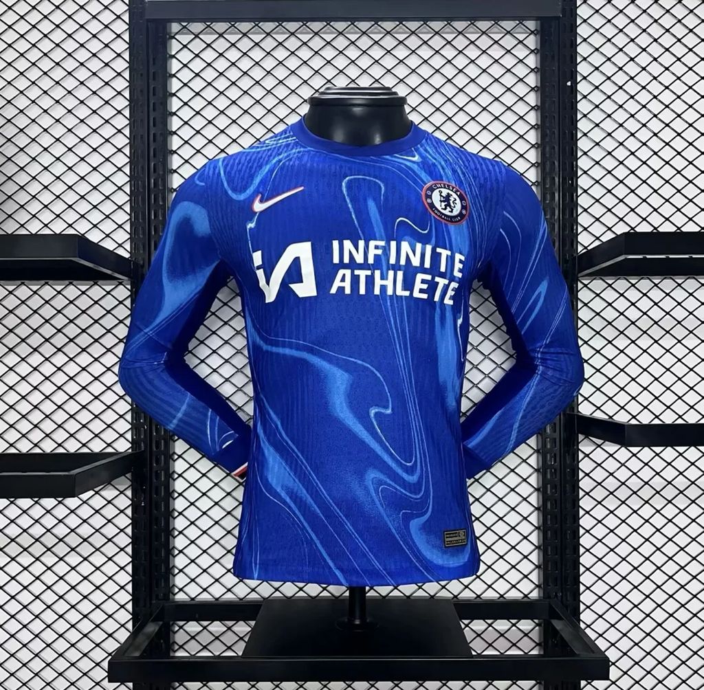 2024/2025 Long Sleeves Chelsea Home Football Shirt  Player Version 1:1 Thai Quality