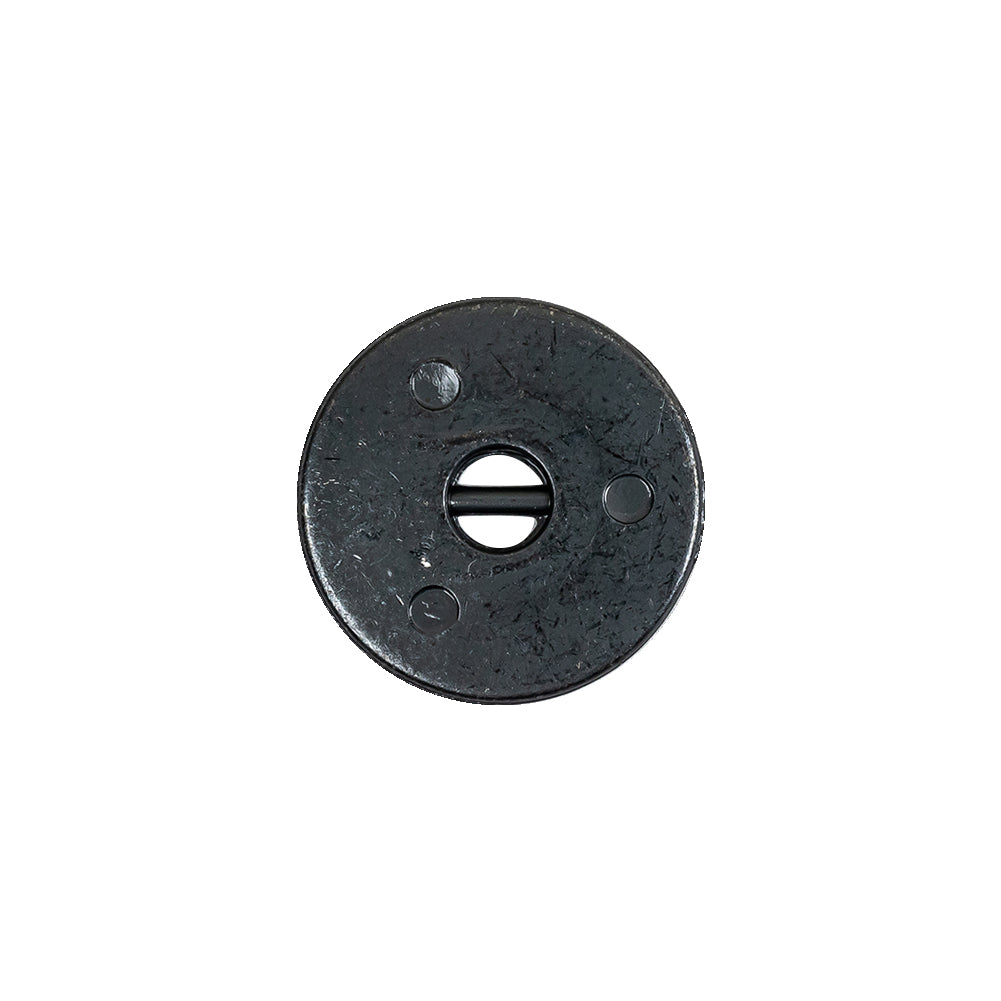 Pewter Textured Narrow Rim 2-Hole Metal Button - 25L/16mm - Joann Fabrics
