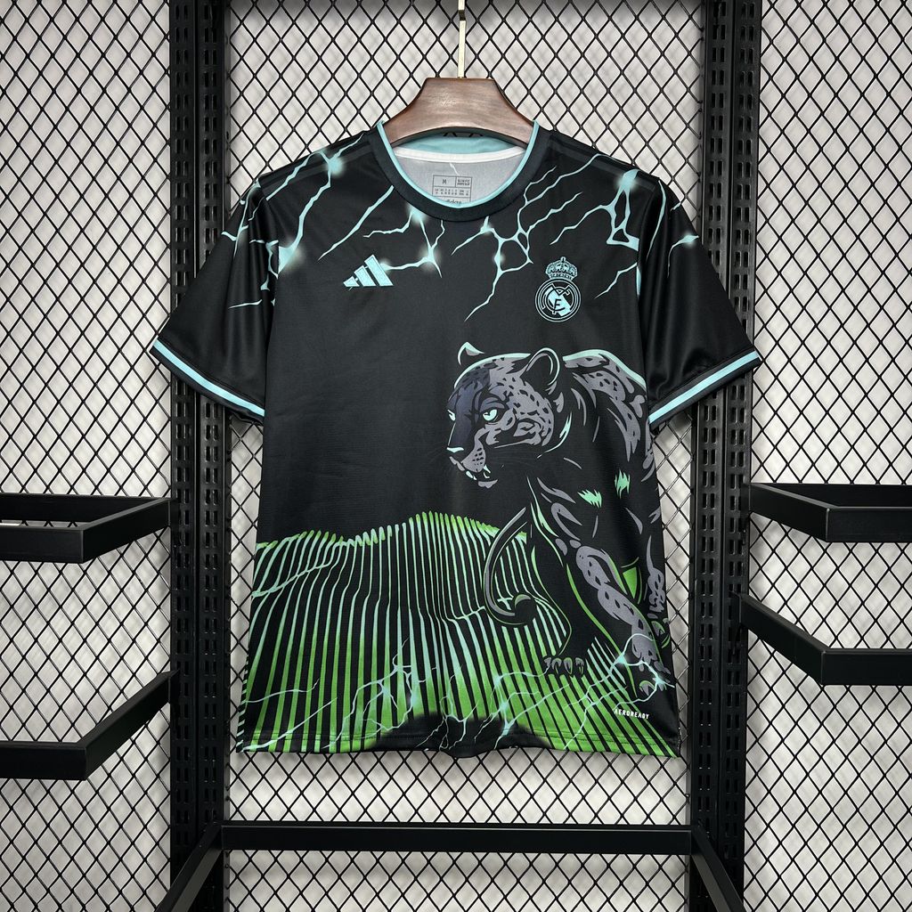 2024/2025 Real Madrid Special Edition Black And Green Jersey 1:1 Thai Quality