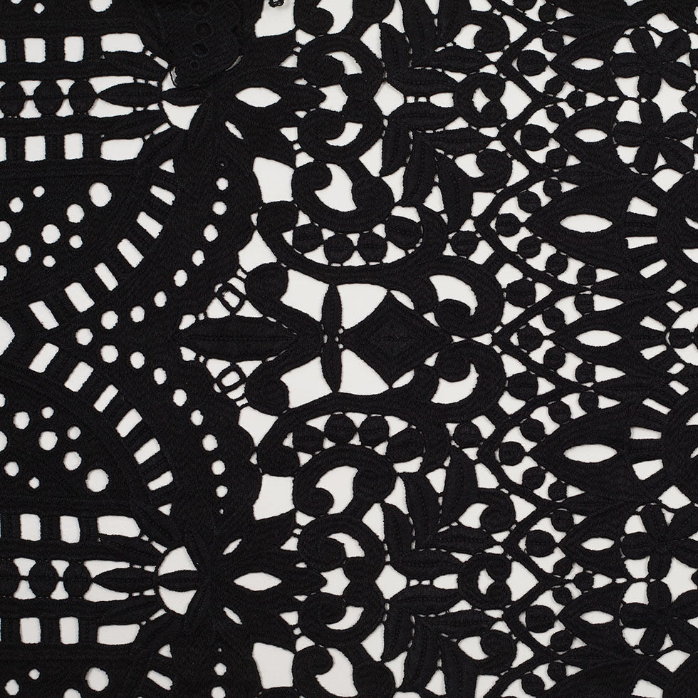 Black Novelty Cotton Guipure Lace - Joann Fabrics