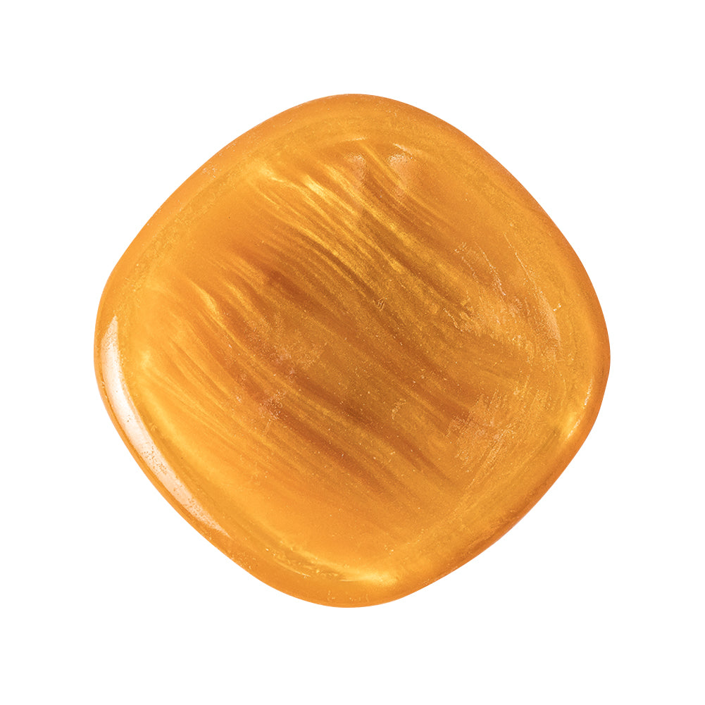 Golden Orange Iridescent Tunnel-Shank Back Button with Needle Channel - 48L/30.5mm - Joann Fabrics