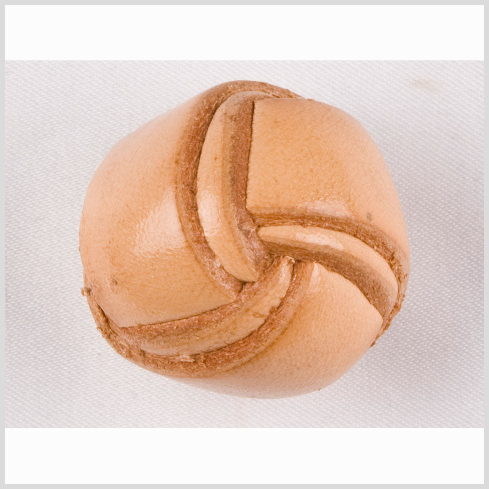 Natural Leather Button - 40L/25.5mm - Joann Fabrics