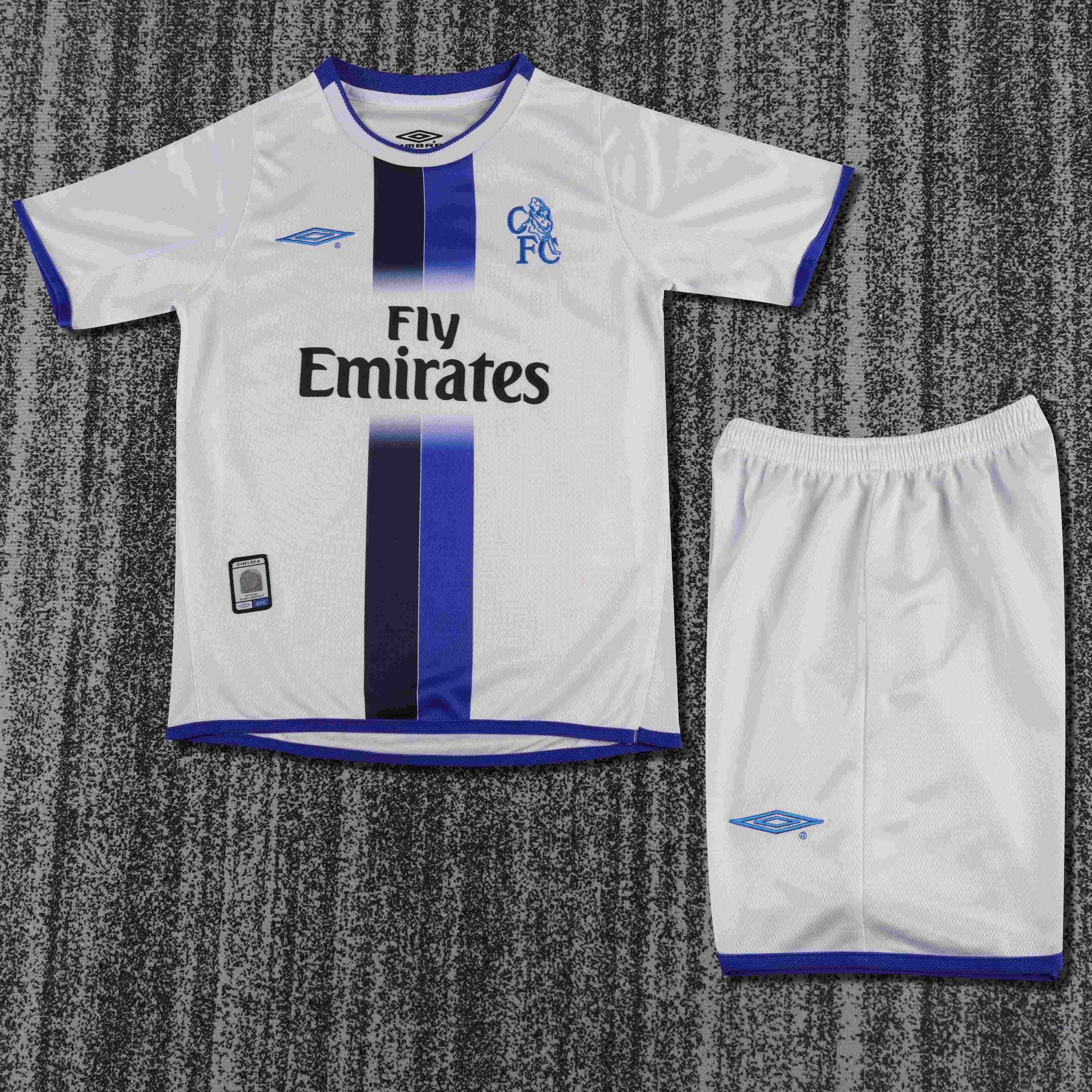 2003-2005 Retro Chelsea Away Football Jersey 1:1 Thai Quality Kids Size