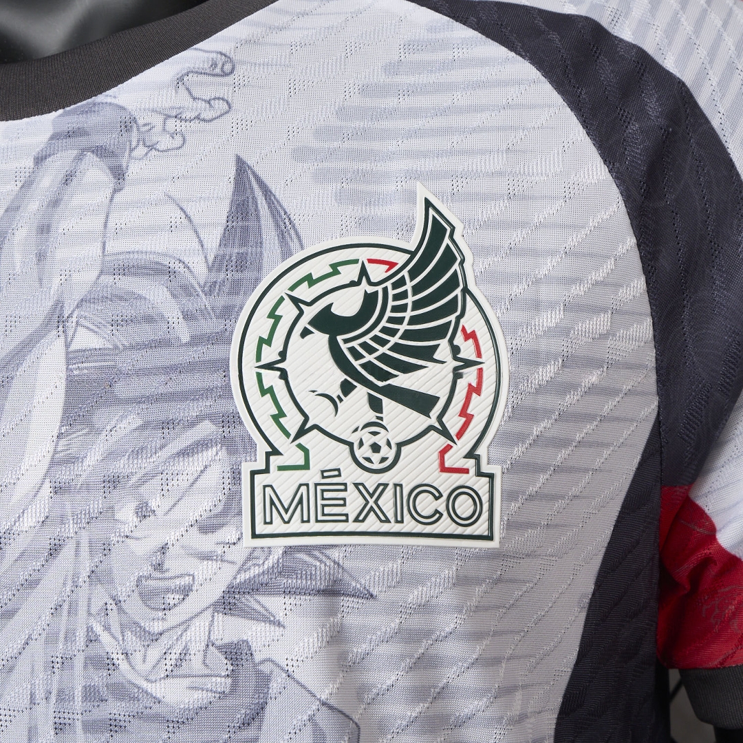 Mexico 25-26 Dragon Ball Goku Sketch White Special Jersey - Player Version - UnitedFutballJersey