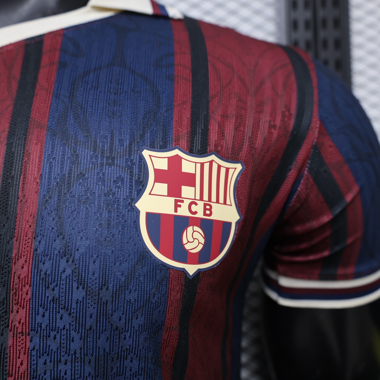 Barcelona 26-27 125 Years Anniversary Navy Burgundy Special Jersey - Player Version - UnitedFutballJersey