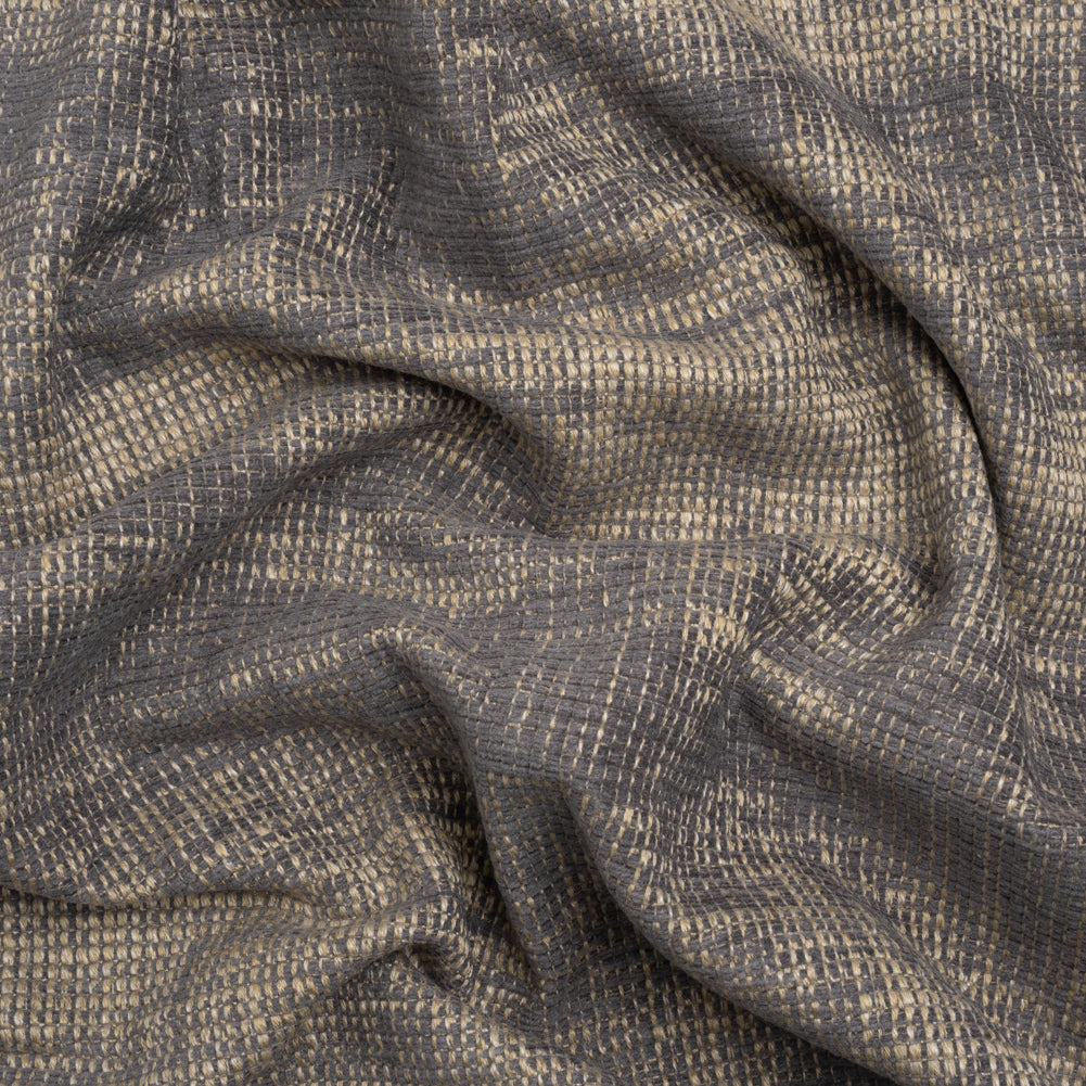 Tweedy Chenille Upholstery Woven - Steel - Hartsmere Collection - Joann Fabrics