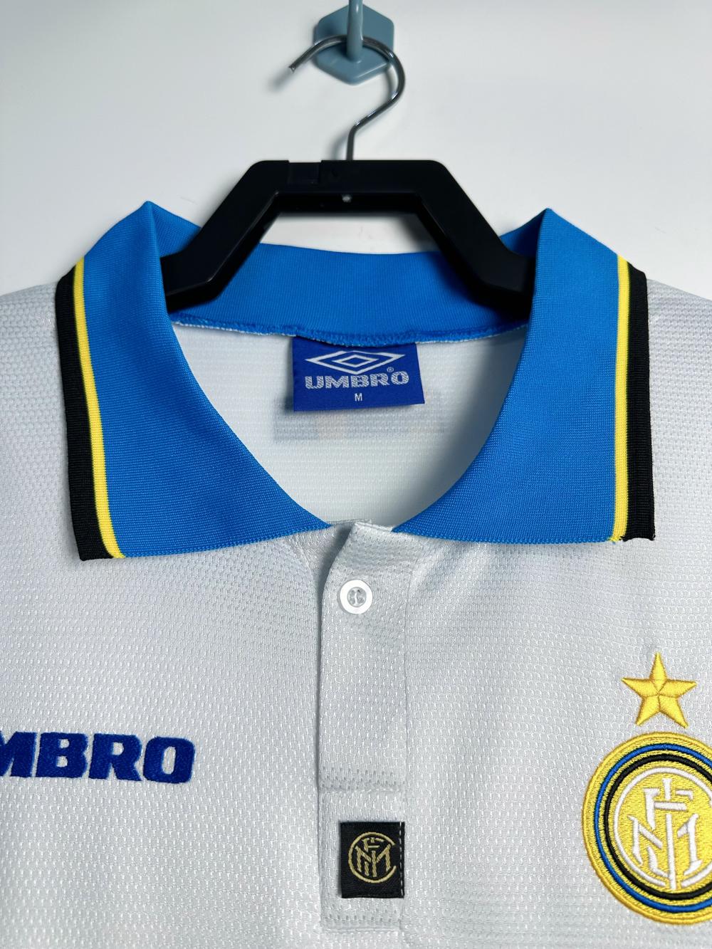 1997/1998 Retro Internazionale Milan Away Football Jersey 1:1 Thai Quality
