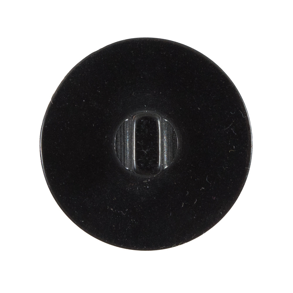 Black Flat Shank-Back Plastic Button - 44L/28mm - Joann Fabrics