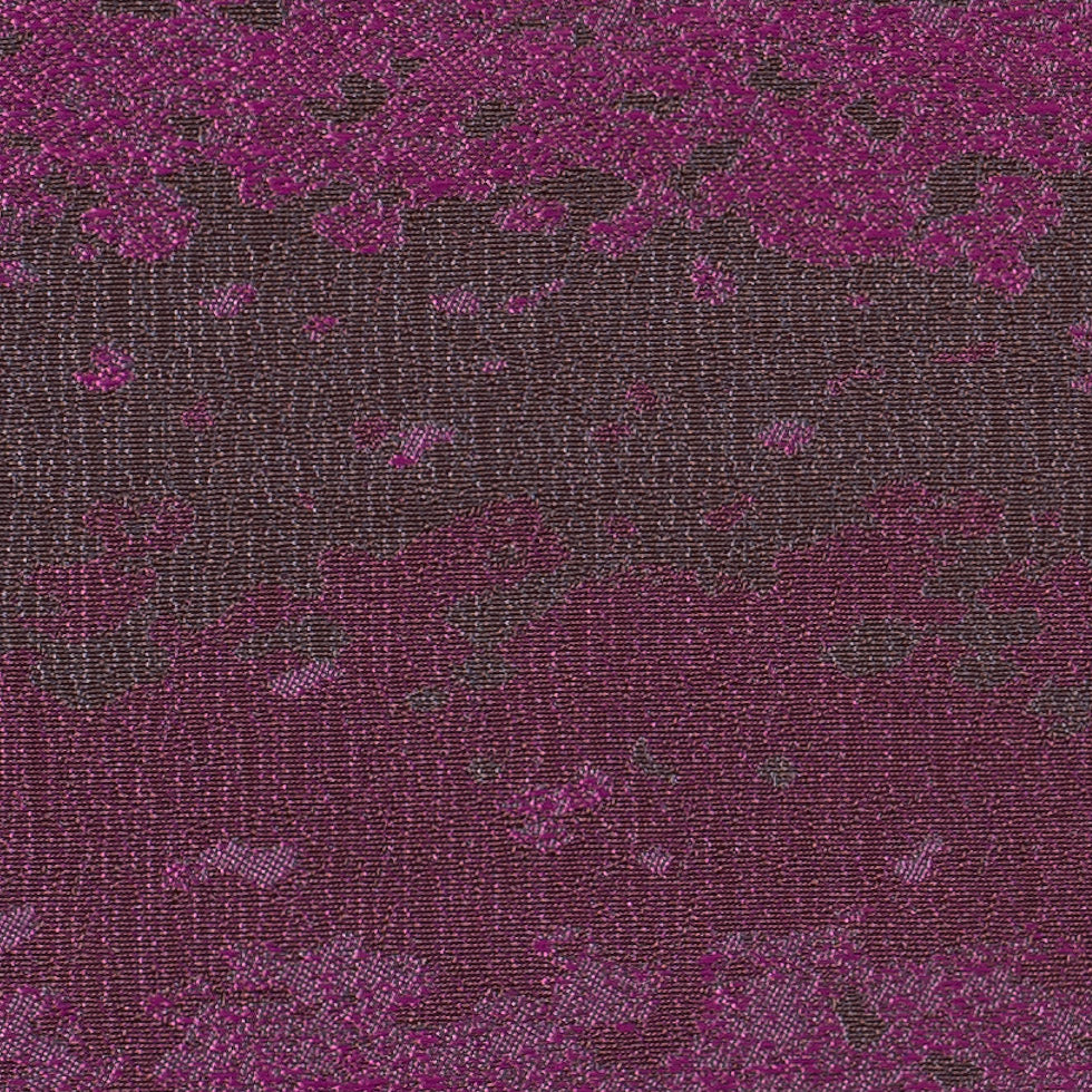Organic Ripples Brown and Fuchsia Poly Brocade - Joann Fabrics