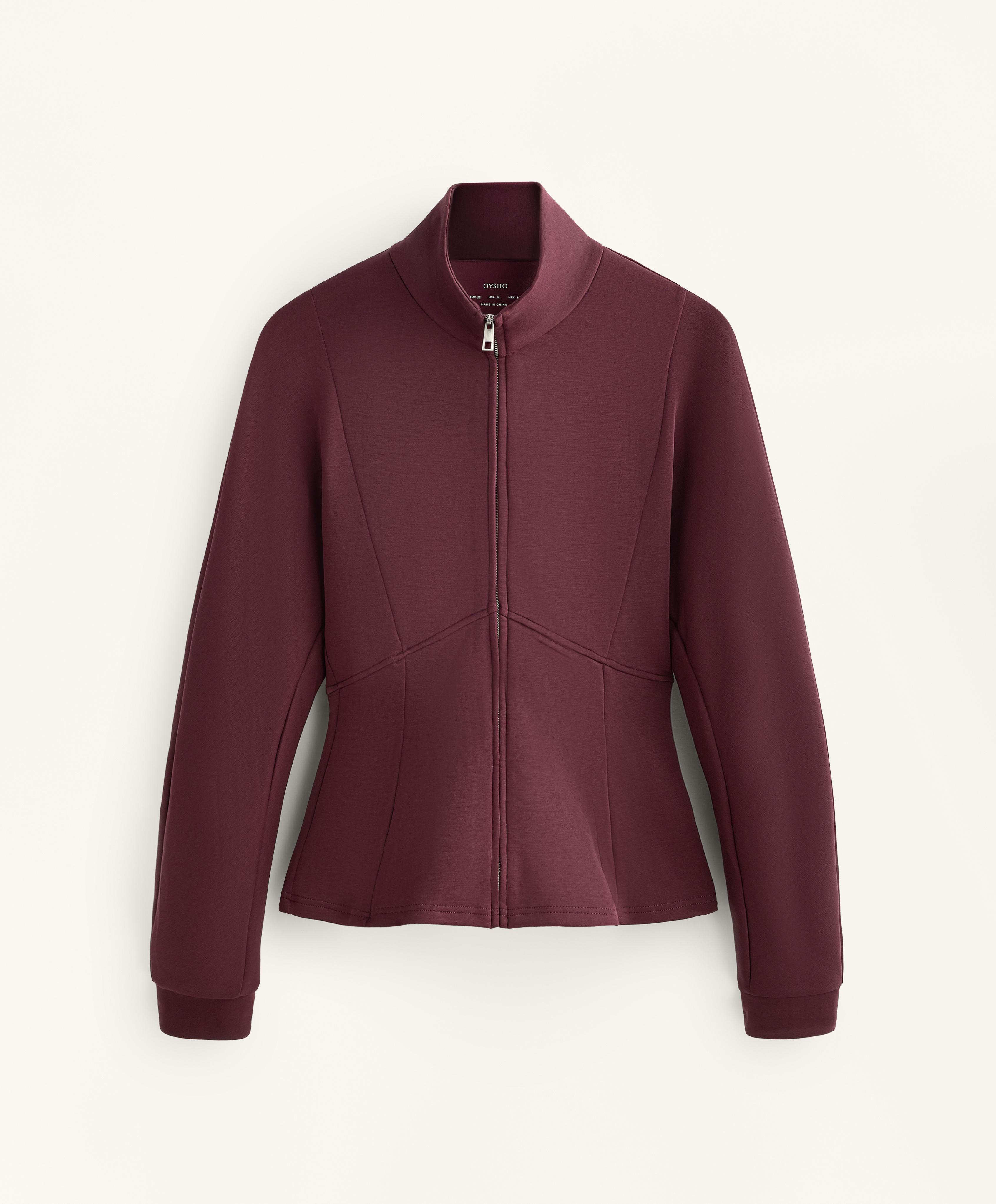 Soft-touch modal jacket with fitted waist