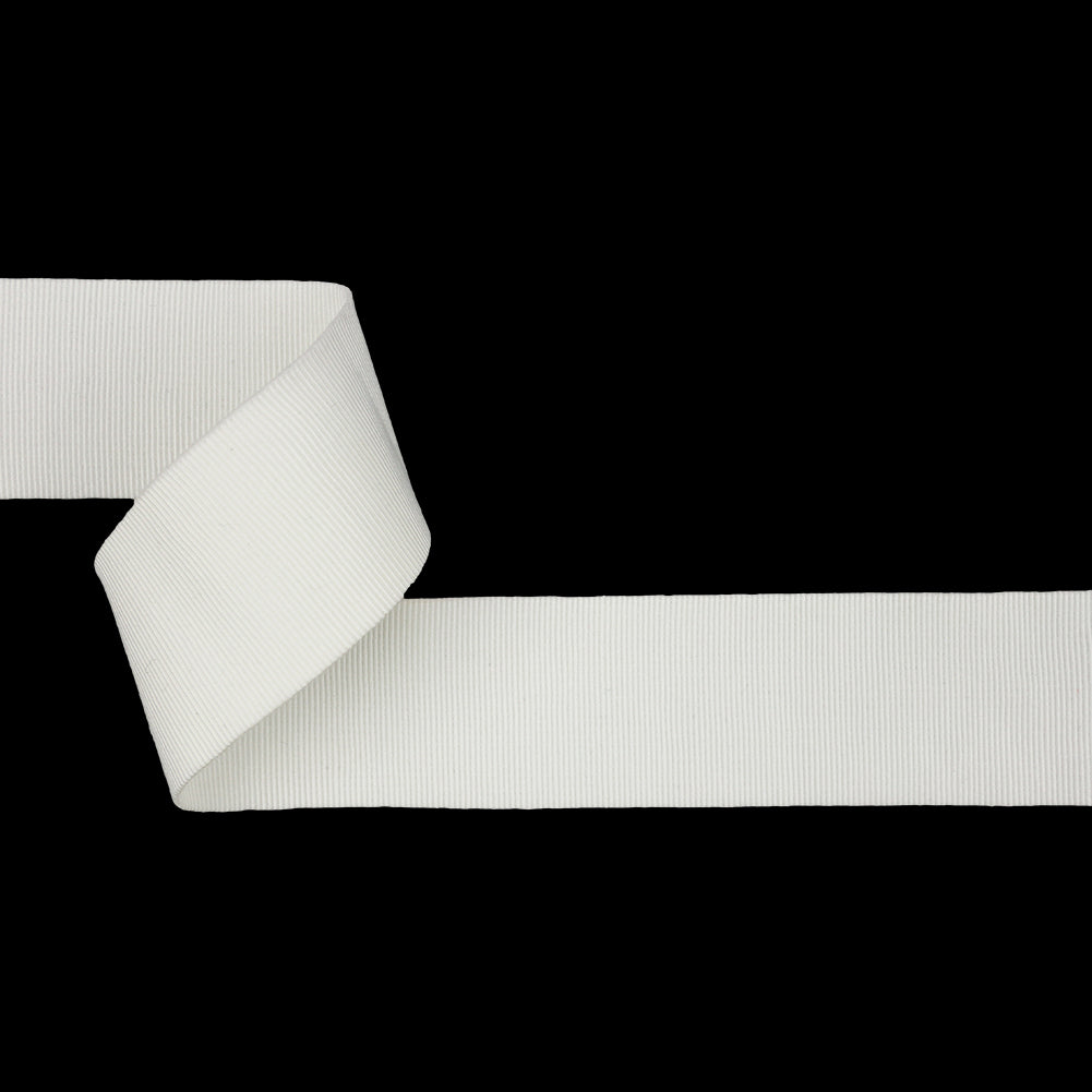 Ivory Stretch Grosgrain Trim - 1.625