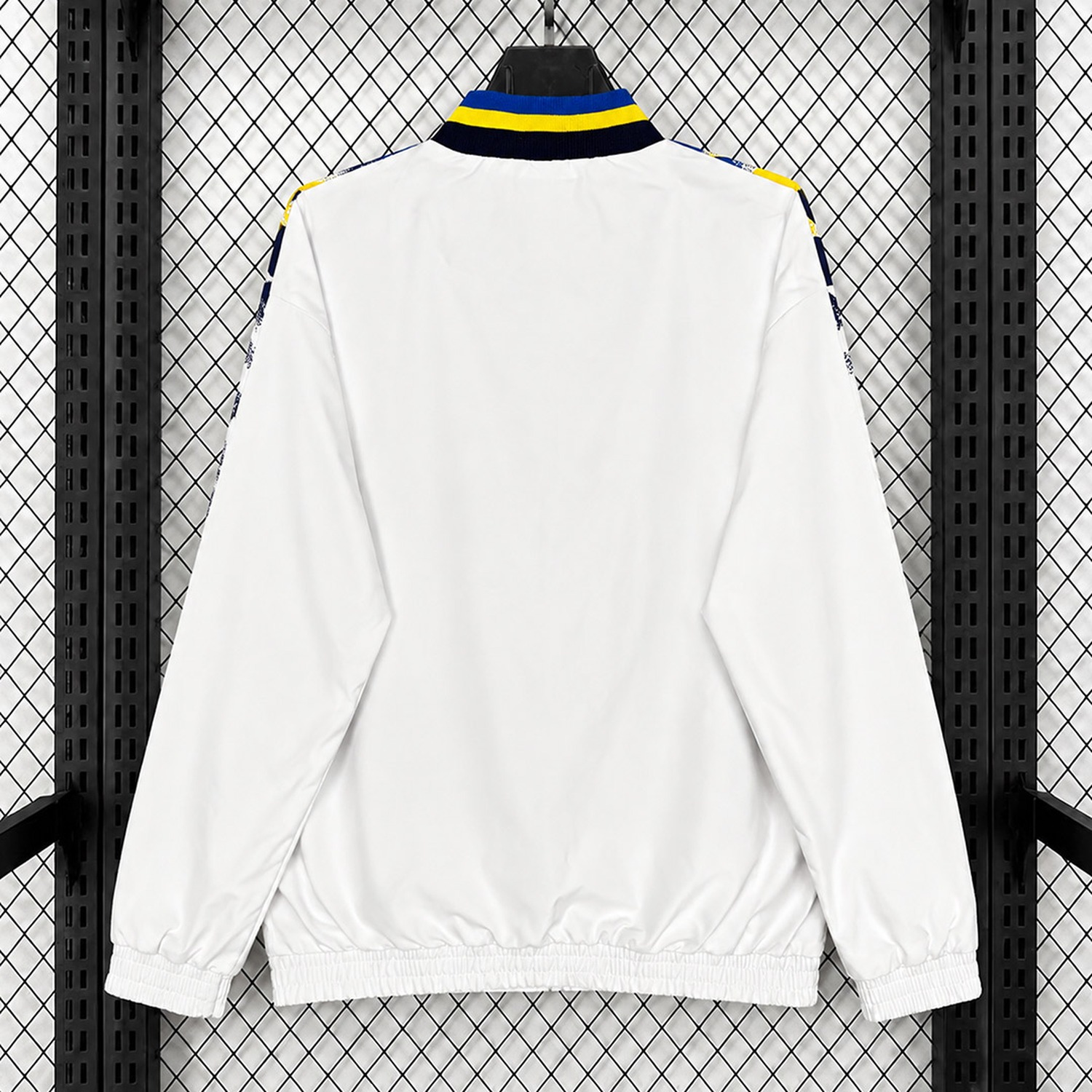 Boca Juniors 26-27 White Blue Yellow Travel Windbreaker Jacket - UnitedFutballJersey