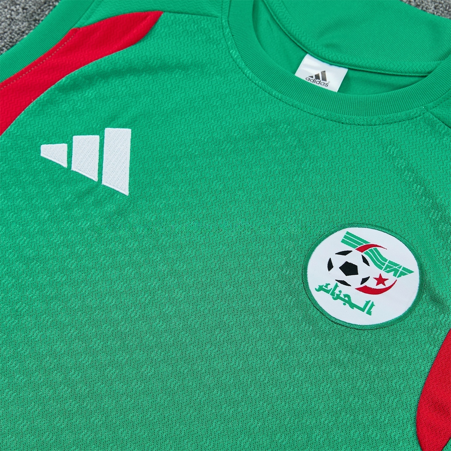 Algeria 2026 Vest Training Set - Green Vest and Shorts - UnitedFutballJersey