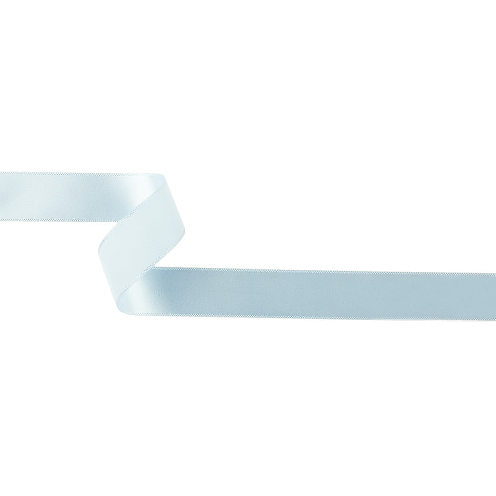 Pale Blue Single Faced Satin Ribbon - 0.875