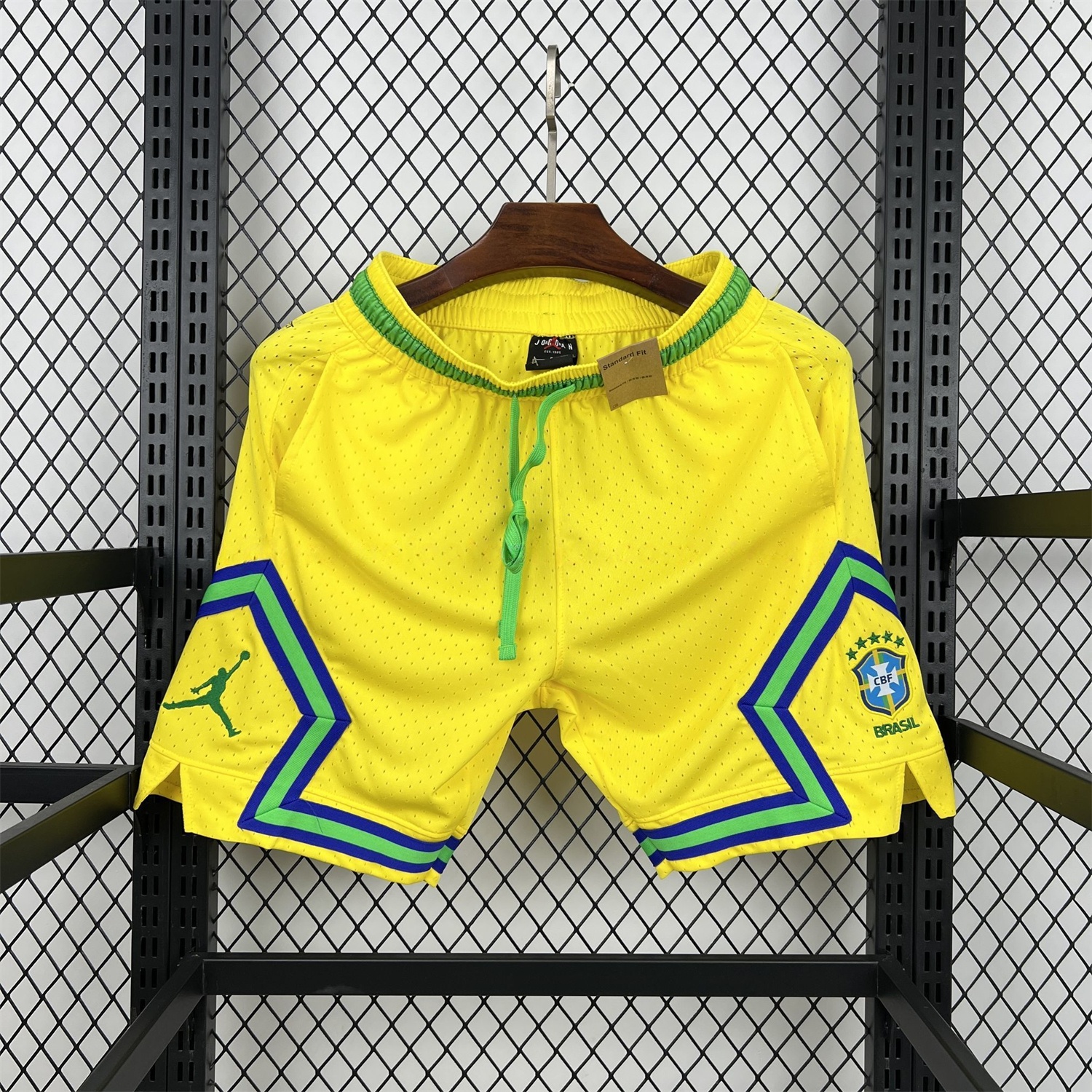Brazil 2026 Yellow Casual Shorts - Fans Version - UnitedFutballJersey