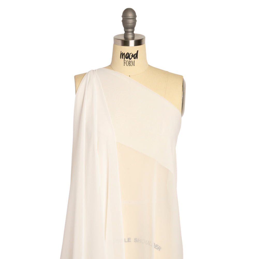 Polyester High-Multi Chiffon - Antique White - Netta Collection by Mood - Joann Fabrics