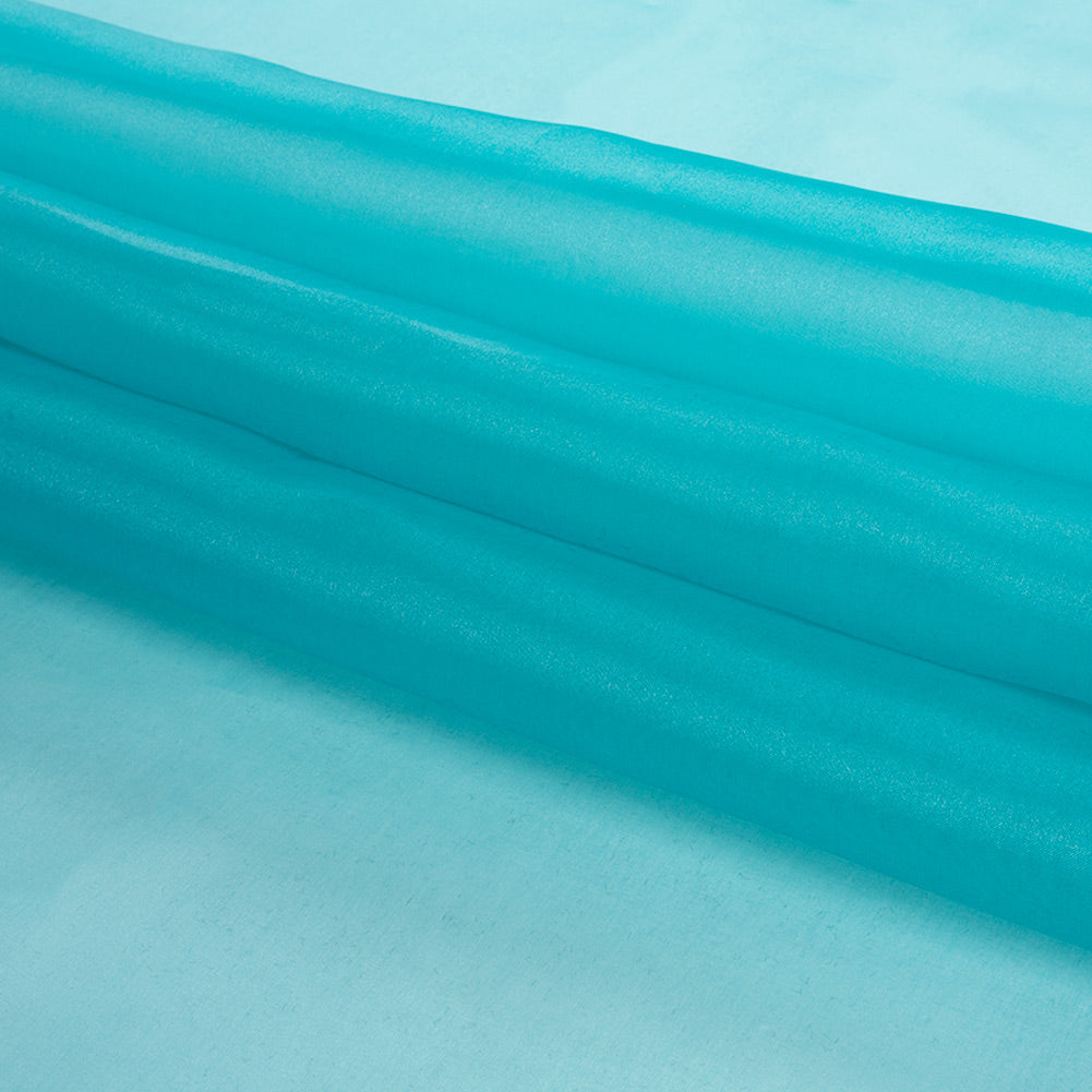2-Ply Polyester Organza - Teal - Zelda Collection - Joann Fabrics
