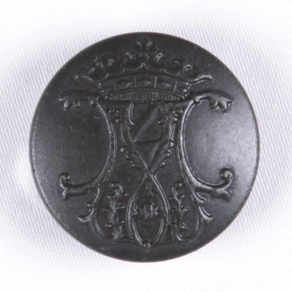 Black Matte Metal Coat Button - 48L/30.5mm - Joann Fabrics