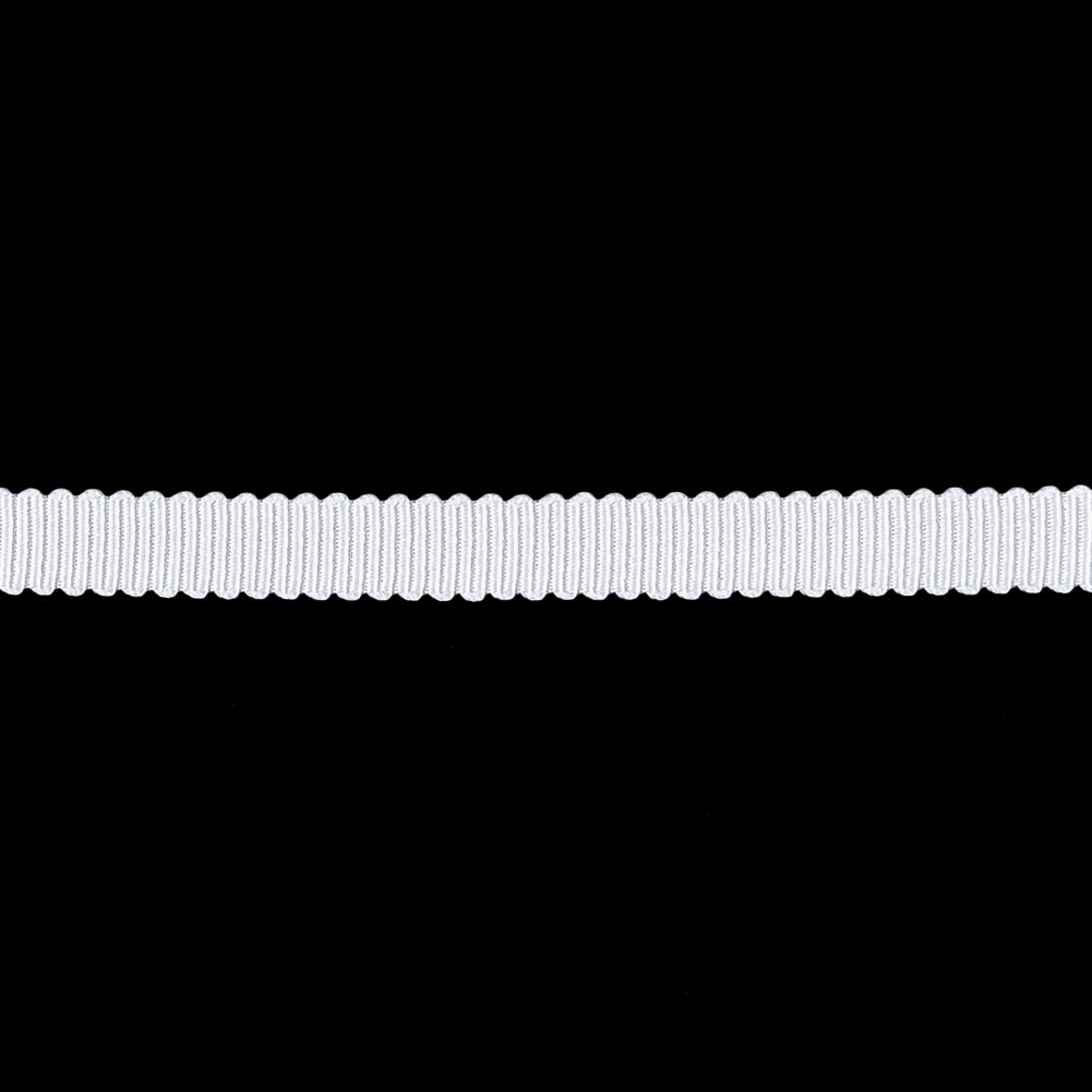 Matte White Recycled Polyester Petersham Grosgrain Ribbon - 6mm - Joann Fabrics