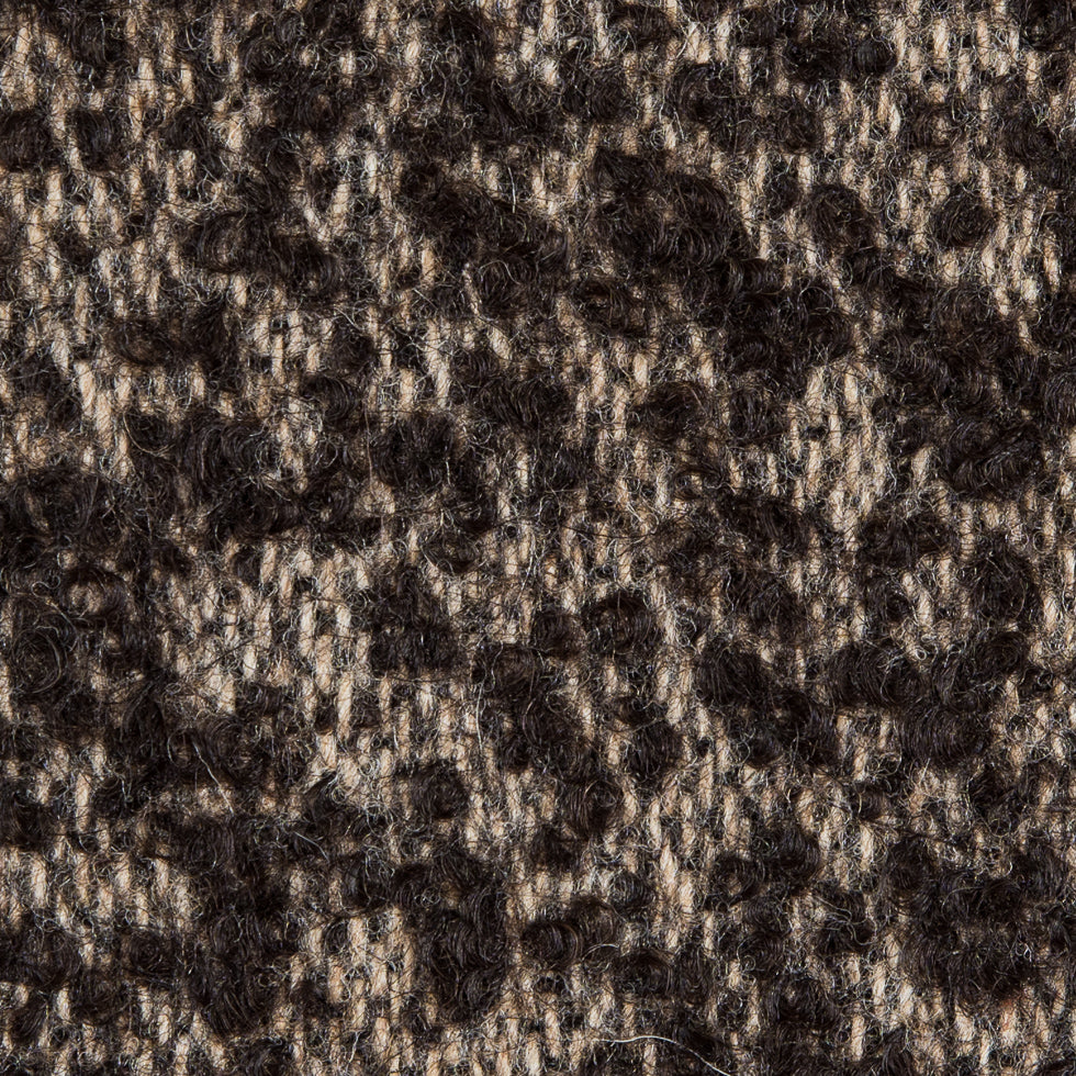 Turkish Coffee/White Swan Spotted Wool Boucle - Joann Fabrics