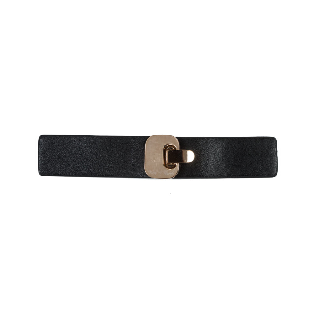 Italian Black and Gold Snap Closure - 5.5