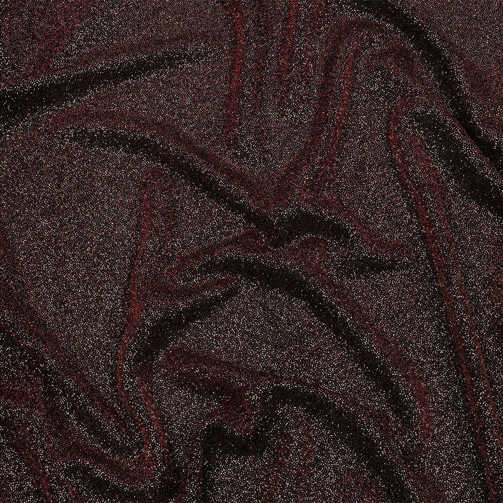 Nylon Knit with All-Over Glitter - Red - Sun Streams Collection - Joann Fabrics
