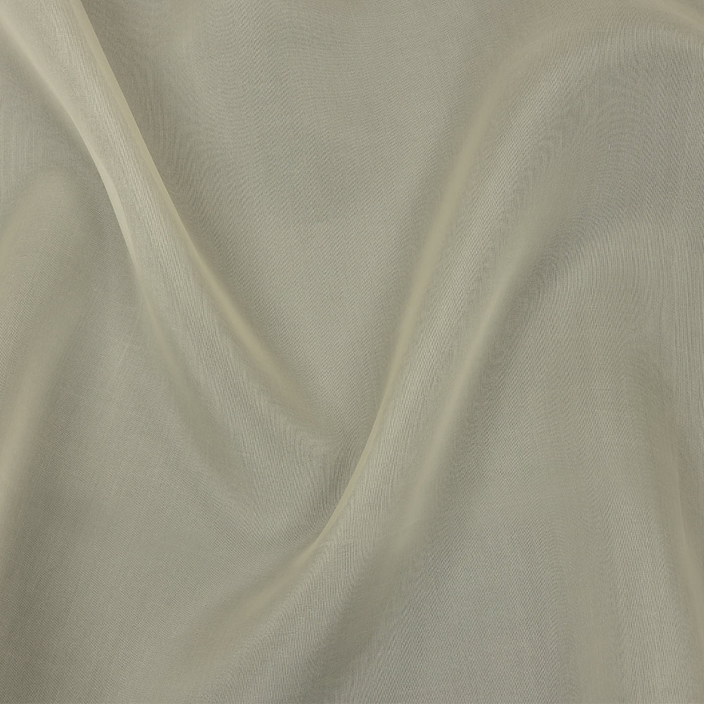 Famous Australian Designer White Asparagus Silk Organza - Joann Fabrics