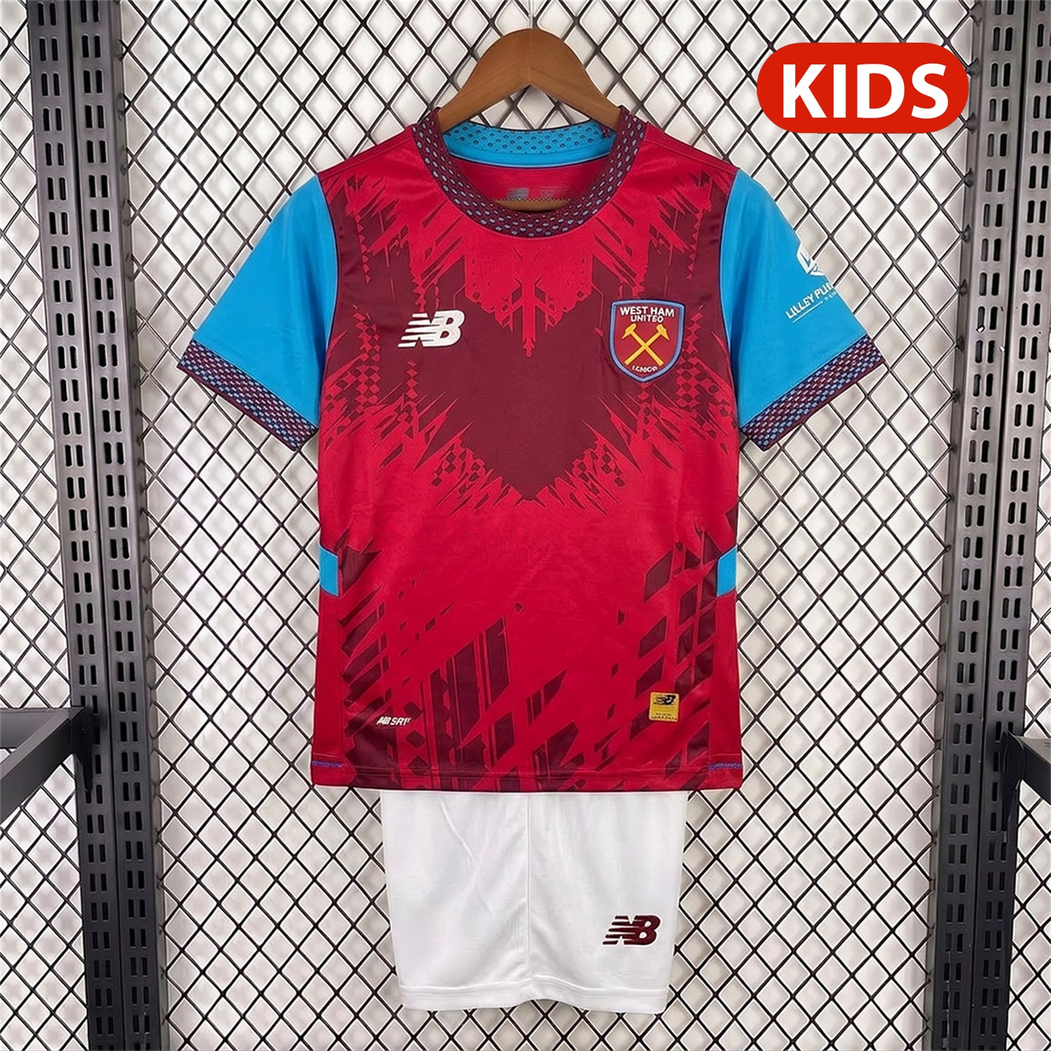 West Ham United 26-27 Home Kids Kit - UnitedFutballJersey