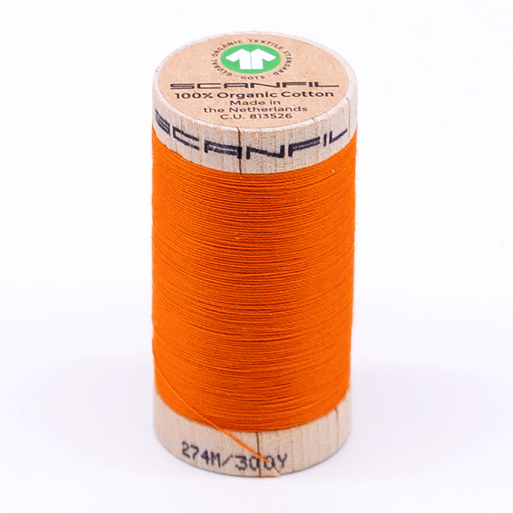 SCANFIL® 30wt Organic Pima Cotton Thread 300 yds - 4857 Tangelo - Joann Fabrics