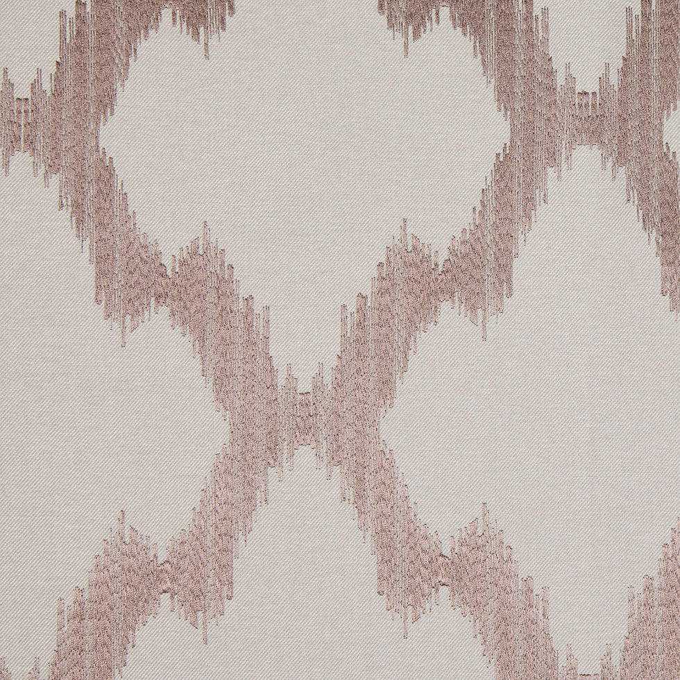 Pale Taupe and Copper Embroidered Diamonds Woven - Joann Fabrics