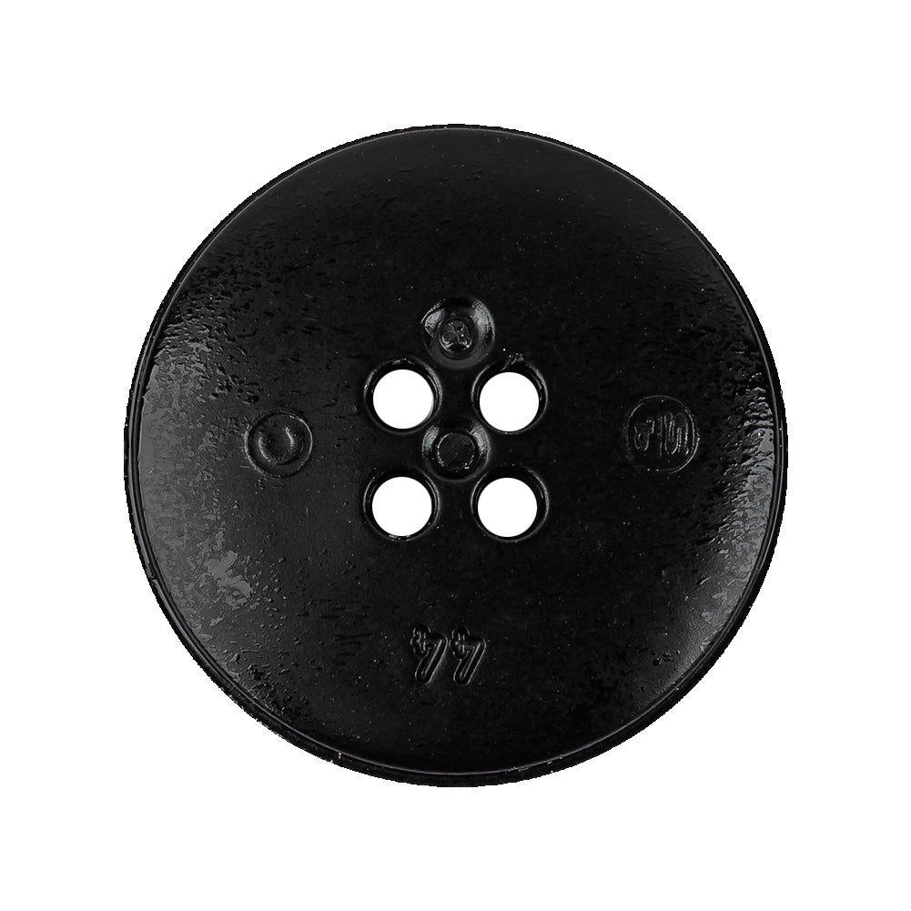 Italian Glossy Deep Roast Abstract Molded 4-Hole Faux Leather Button - 44L/28mm - Joann Fabrics