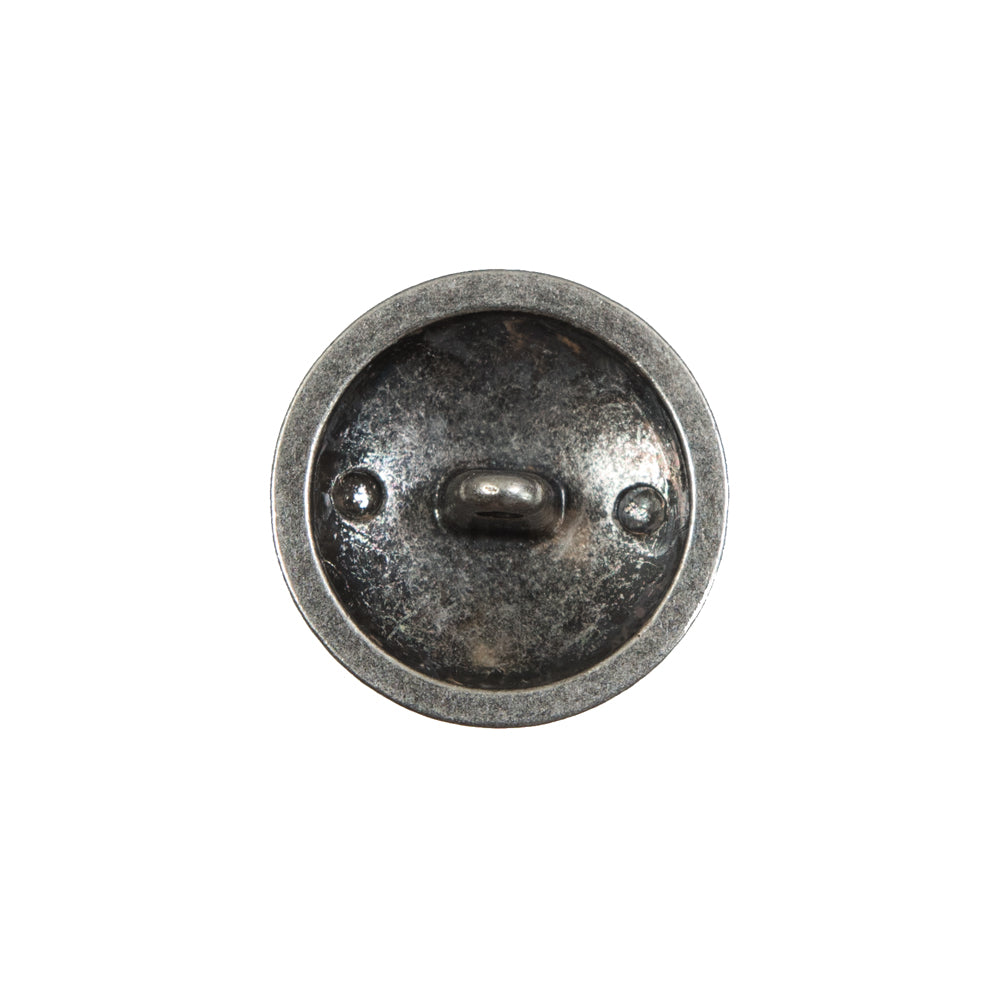 Italian Old Silver Military Shank Back Button - 32L/20mm - Joann Fabrics