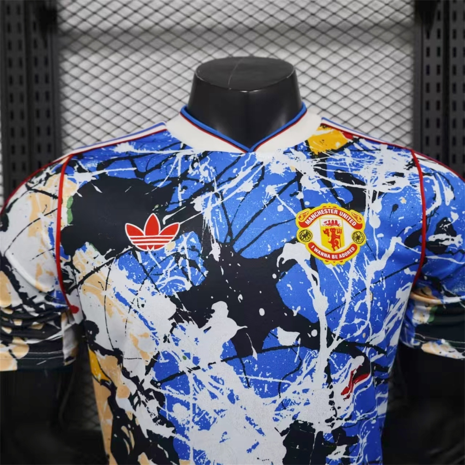 Manchester United 25-26 Stone Roses Special Jersey - Player Version - UnitedFutballJersey