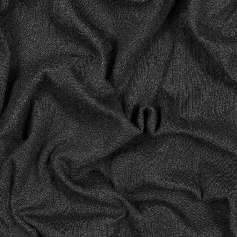 Black 9 x 1 Rib Knit - Joann Fabrics