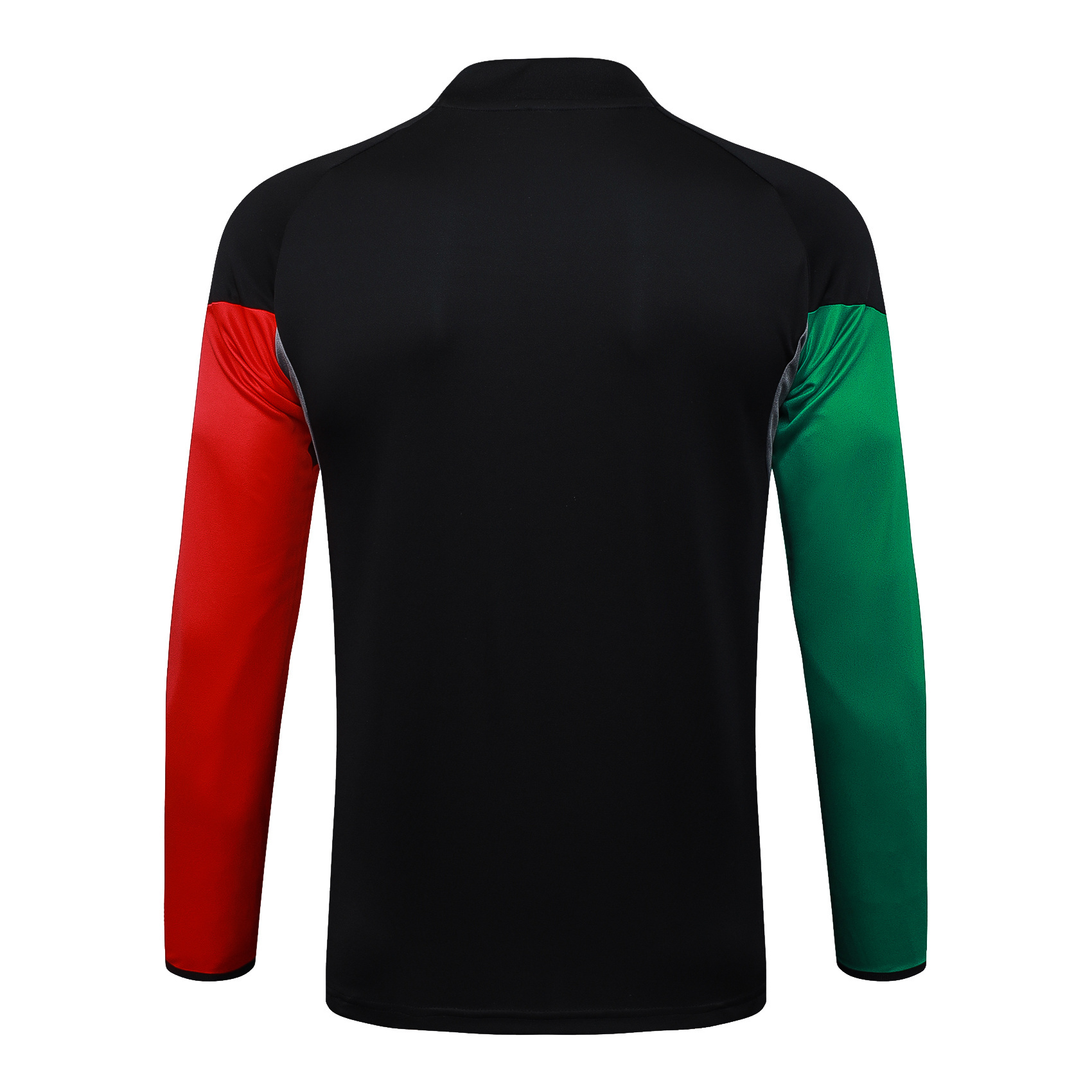 2025/2026 Arsenal Half-Pull Training Suit Black Football Shirt 1:1 Thai Quality Set 01