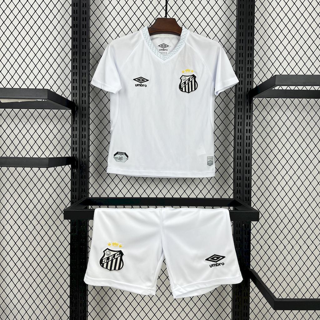 2025/2026 Santos Home Football Jersey 1:1 Thai Quality Kids Size