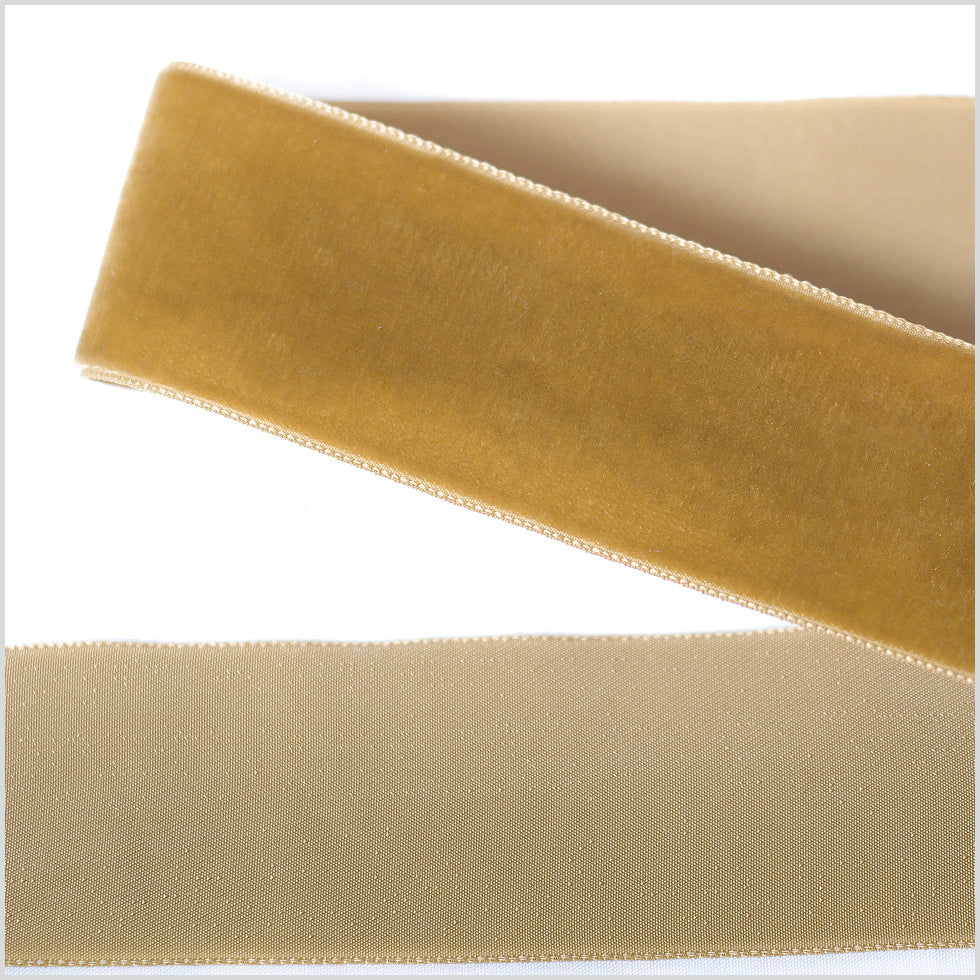 Single Faced Velvet Ribbon Made in Italy - 1.5