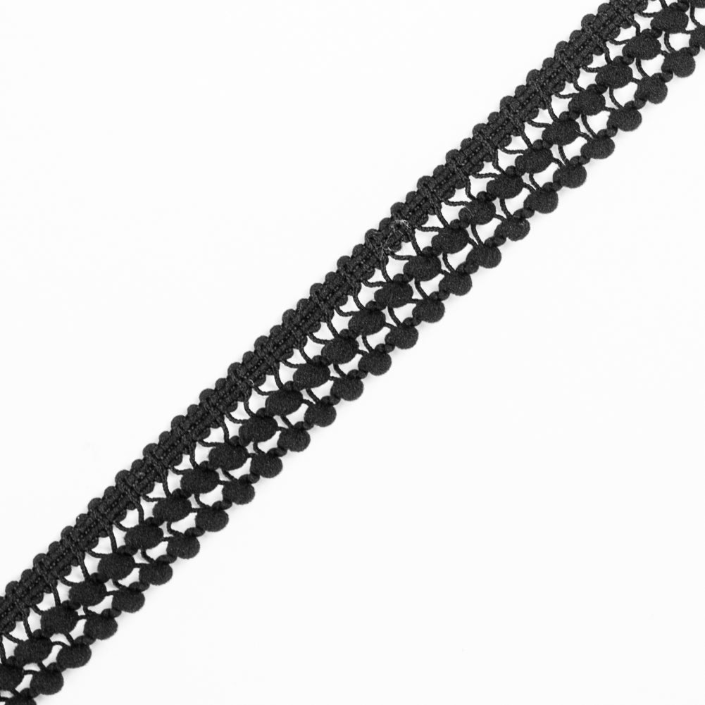 Black Two Row Mini Pom Pom Trim - Joann Fabrics
