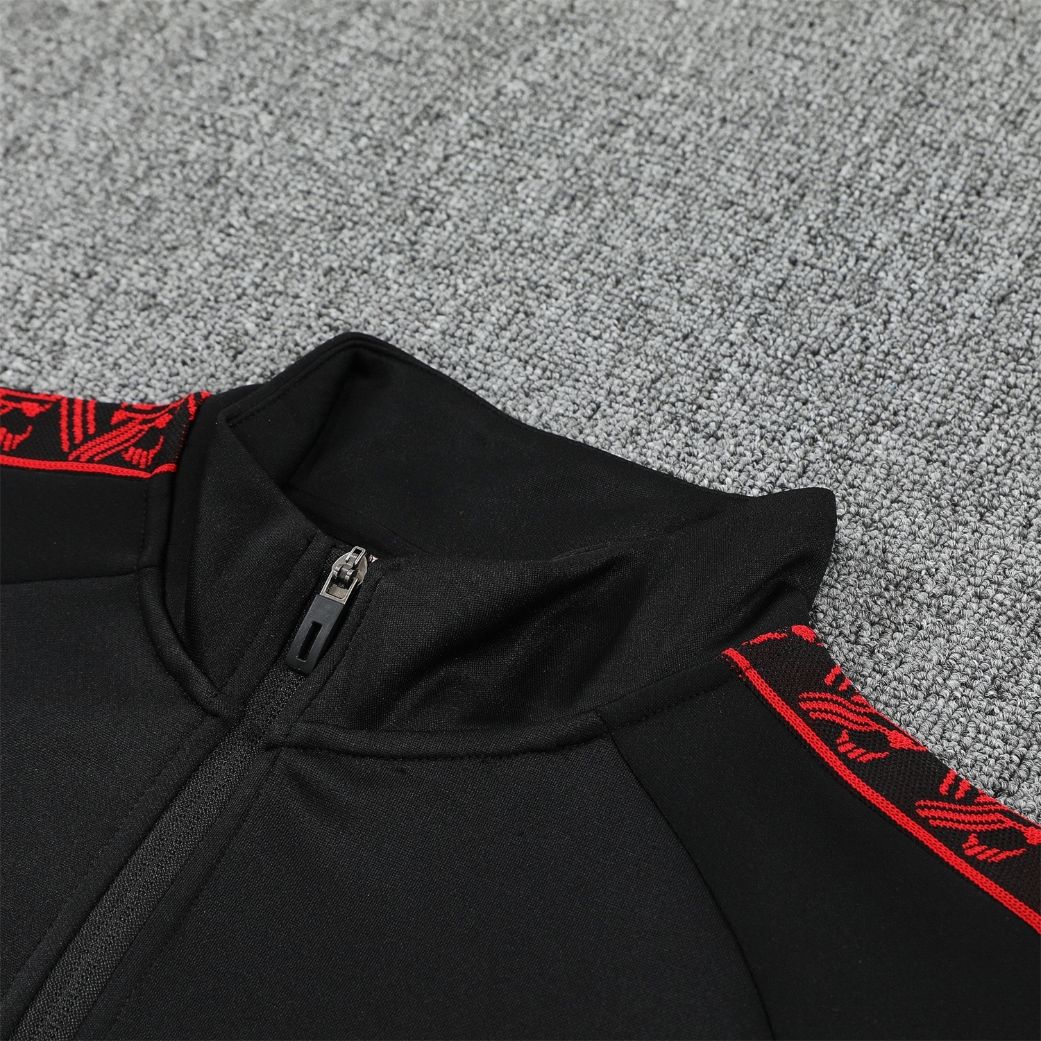 AC Milan 25-26 Jacket Training Tracksuit - Black top & Pants - UnitedFutballJersey