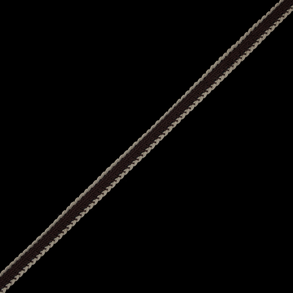 Brown and Beige European Crochet Trim - 0.5