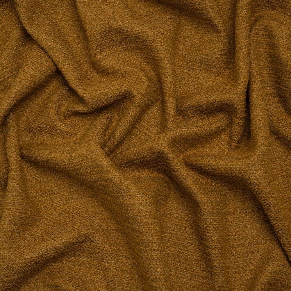 Textured Recycled Polyester Woven - Tumeric Boucle Stripes - British Imported - Joann Fabrics