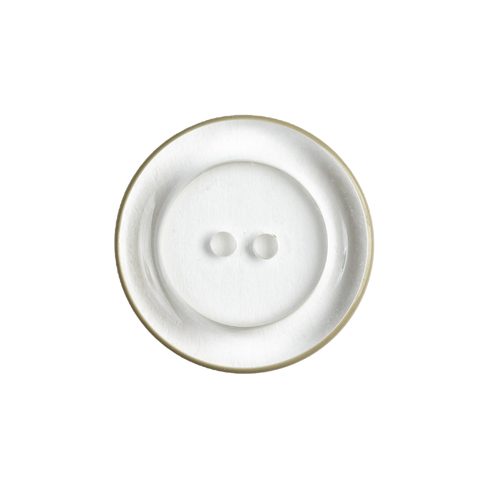 Transparent 2-Hole Tire Shaped Rim Button - 36L/23mm - Joann Fabrics