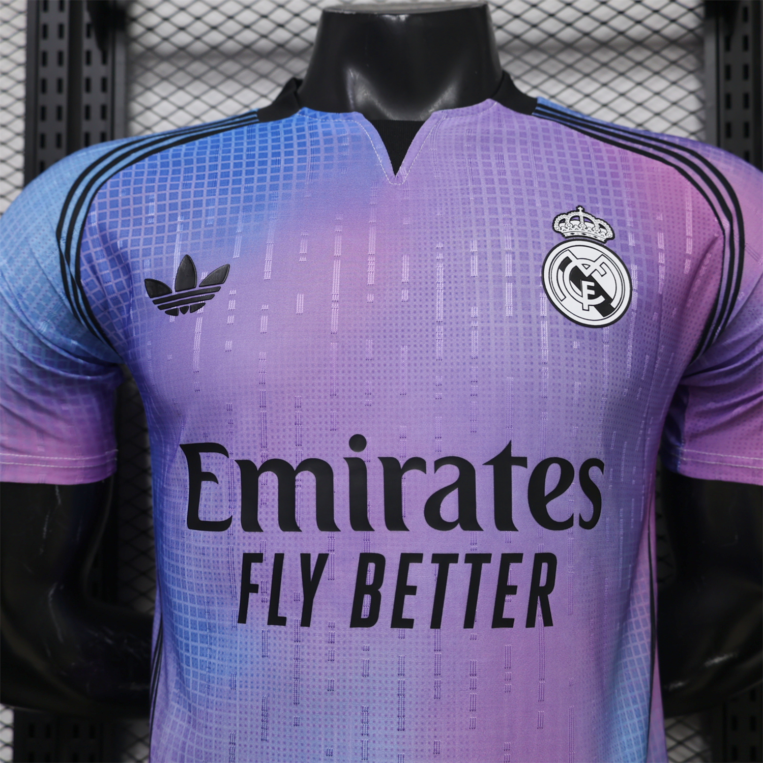 Real Madrid 26-27 Adidas Originals Blue-purple-pink Gradient Special Jersey - Player Version - UnitedFutballJersey