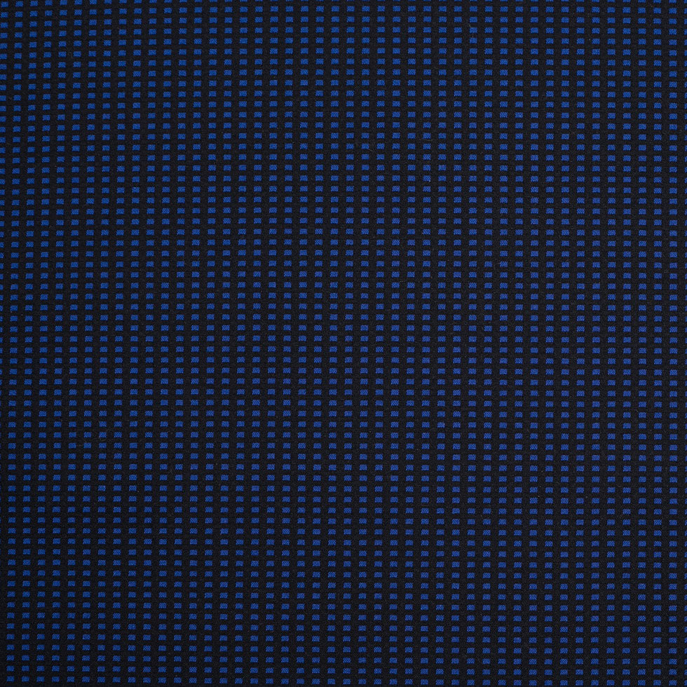 Geometric Black and Blue Blended Cotton Woven - Joann Fabrics