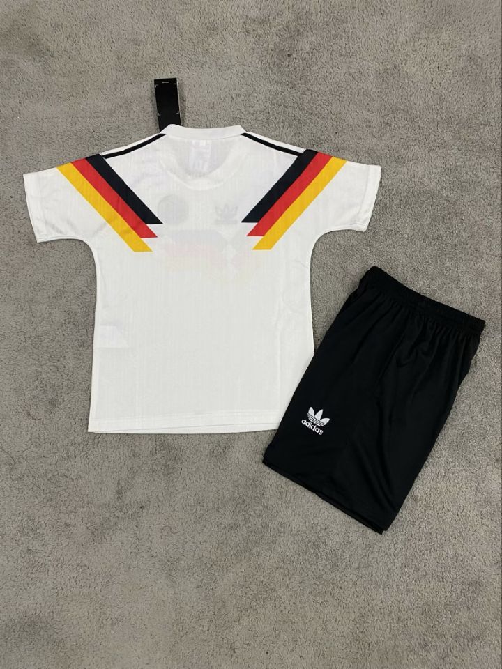 1990 Retro Germany Home Football Shirt 1:1 Thai Quality Kids Size