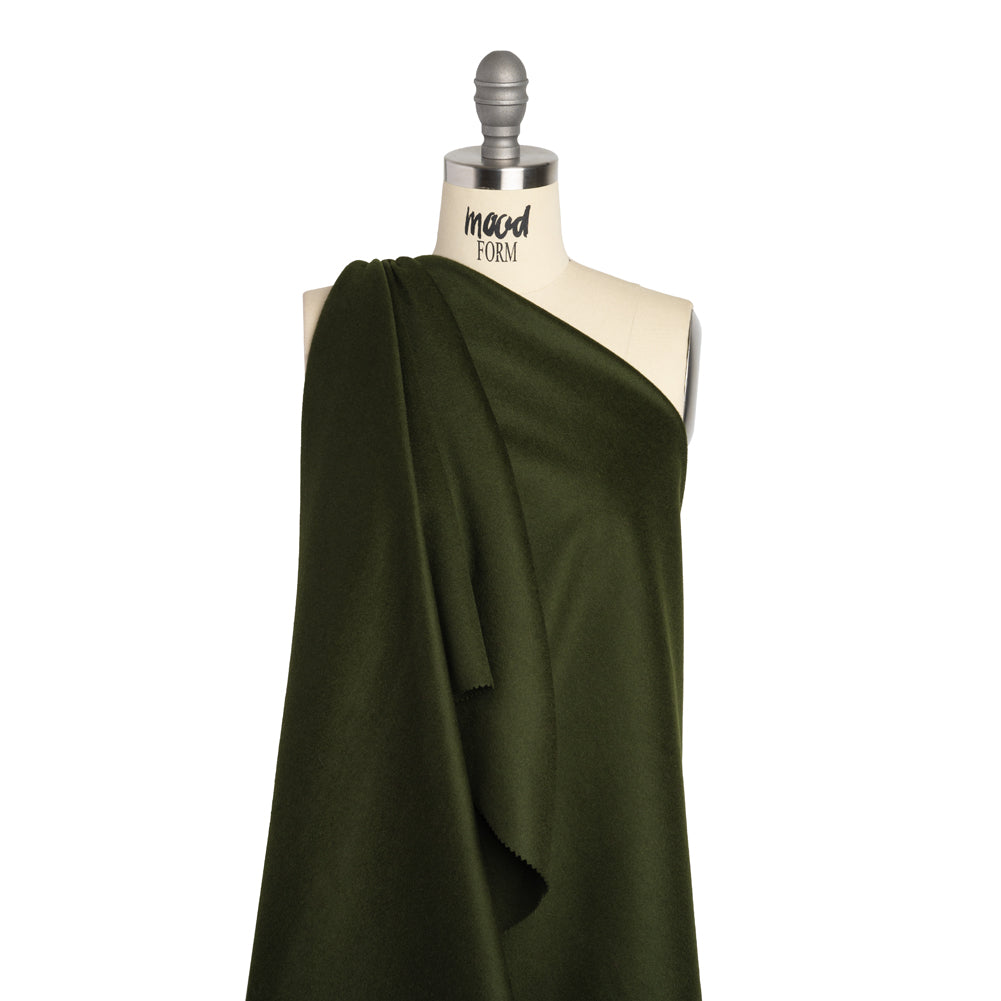 Brushed Wool Blend Coating - Kombu Green - Emery Collection - Joann Fabrics